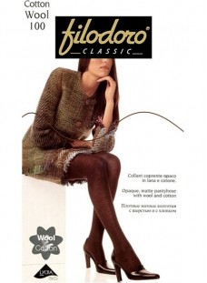 Женские колготки из шерсти FILODORO COTTON WOOL 100 DEN