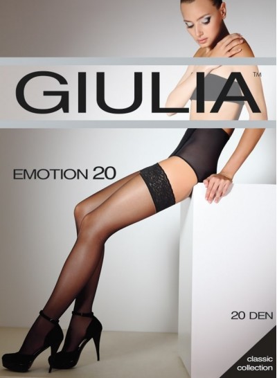 Чулки женские Giulia Emotijn 20 den большой размер