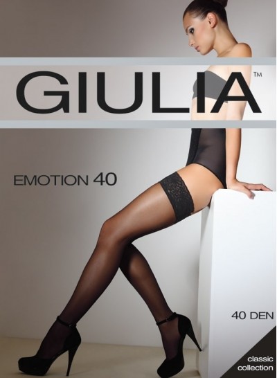 Чулки женские Giulia Emotion 40 den большой размер